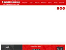 Tablet Screenshot of ilgabbianorosso.com